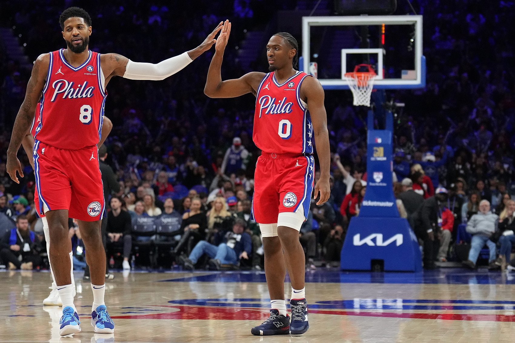 九游体育注册-76人2K能力值变化：马克西+1至93 埃奇库姆+1至82 乔治-2至81